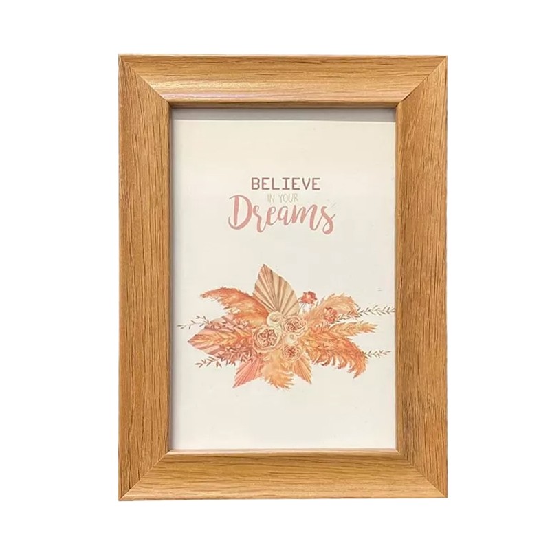 Rama foto decorativa Blaine, din lemn, fotografie 15x21, natur - imagine 4